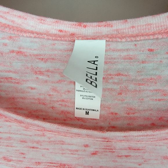 Bella Tee SS Country Music Freak Blake Shelton 2018 Tour Pink - Size Medium - Picture 5 of 5